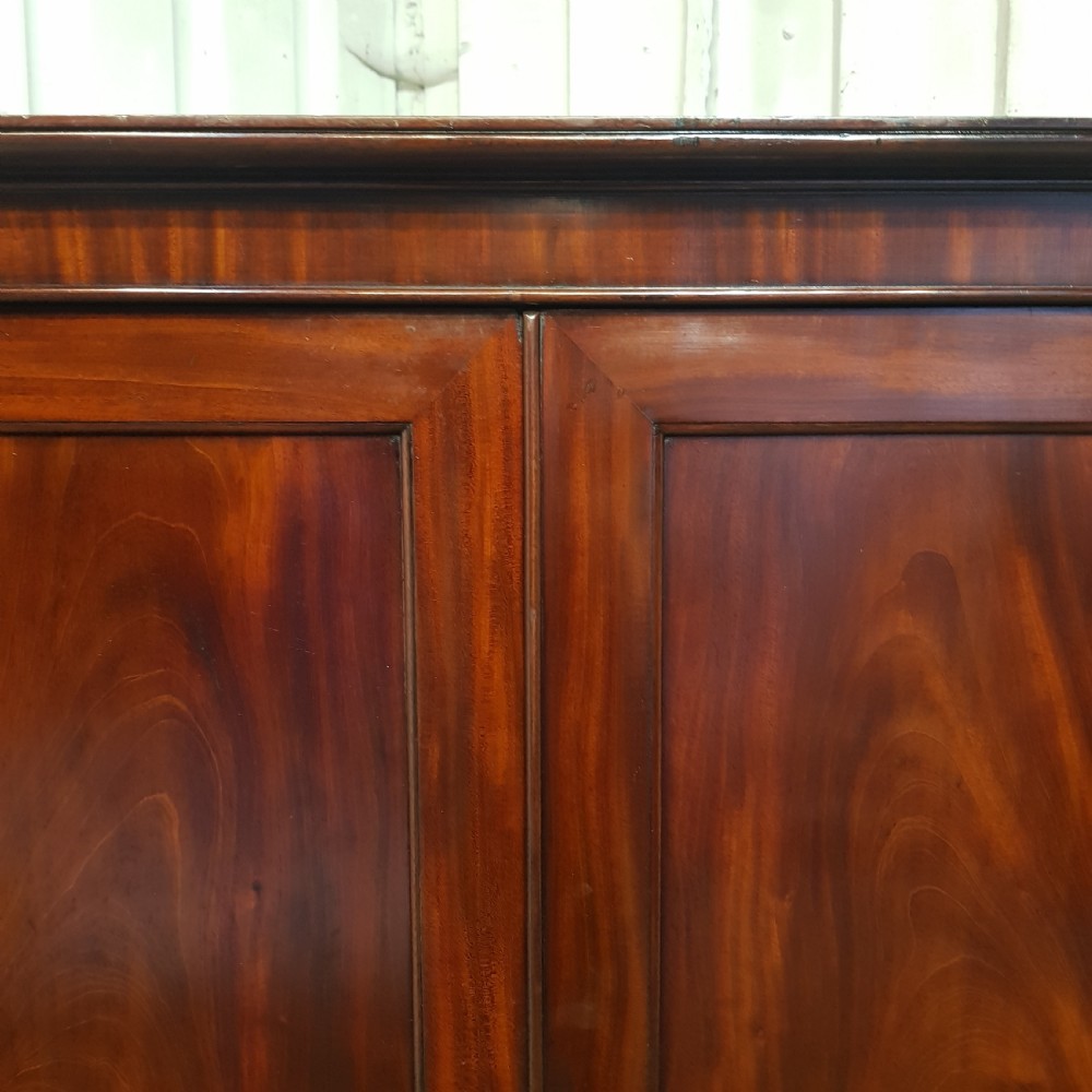 A WILLIAM 4th MAHOGANY COMPACTUM WARDROBE C1830 View VII