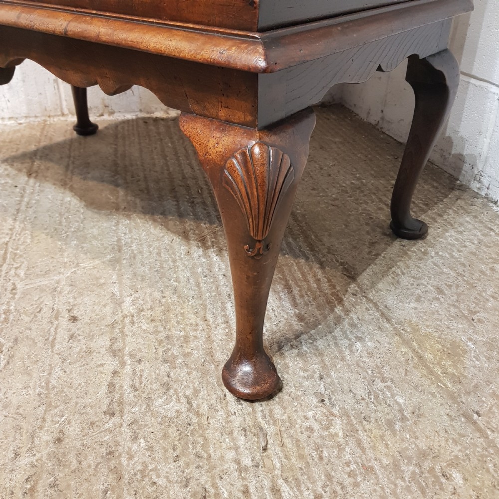 A GEORGE 3rd WALNUT AND OAK CHEST ON STAND C1780 View II
