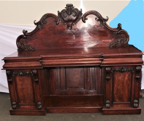 VICTORIAN MAHOGANY SIDEBOARD - ADDITIONAL PHOTO 4