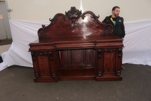 VICTORIAN MAHOGANY SIDEBOARD - ADDITIONAL PHOTO 9