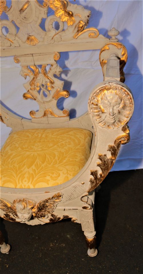 A PAIR OF SAVONAROLA CHAIRS - ADDITIONAL PHOTO 3