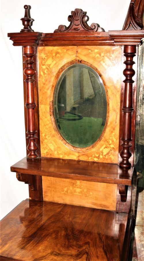 VICTORIAN WALNUT CHIFFONIER - ADDITIONAL PHOTO 4