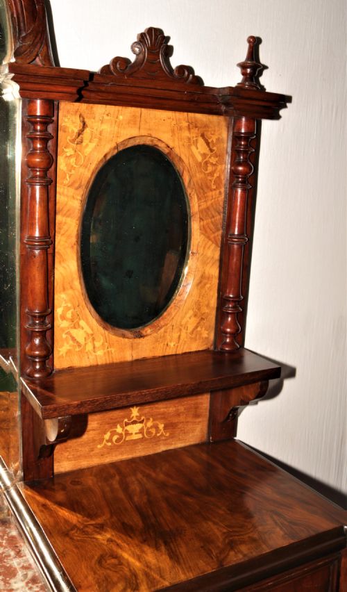 VICTORIAN WALNUT CHIFFONIER - ADDITIONAL PHOTO 5
