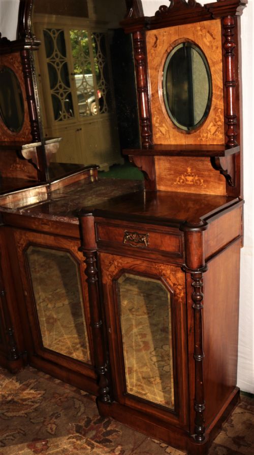 VICTORIAN WALNUT CHIFFONIER - ADDITIONAL PHOTO 9