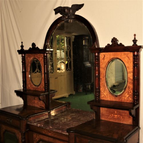 VICTORIAN WALNUT CHIFFONIER - ADDITIONAL PHOTO 10