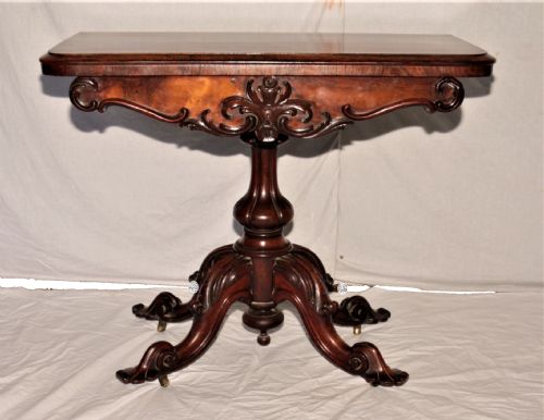 WILLIAM IV ROSEWOOD GAMES TABLE - ADDITIONAL PHOTO 8