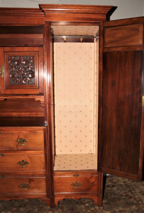 fig 1. Walnut wardrobe.