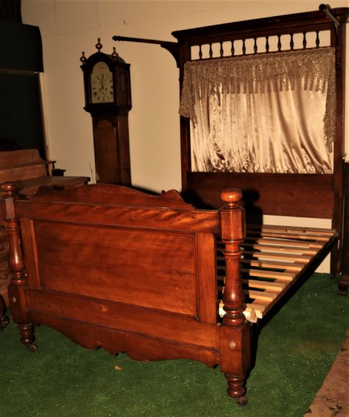 Victorian Half Tester Type Bed.