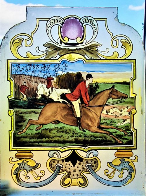 Victorian Hand-painted Window.