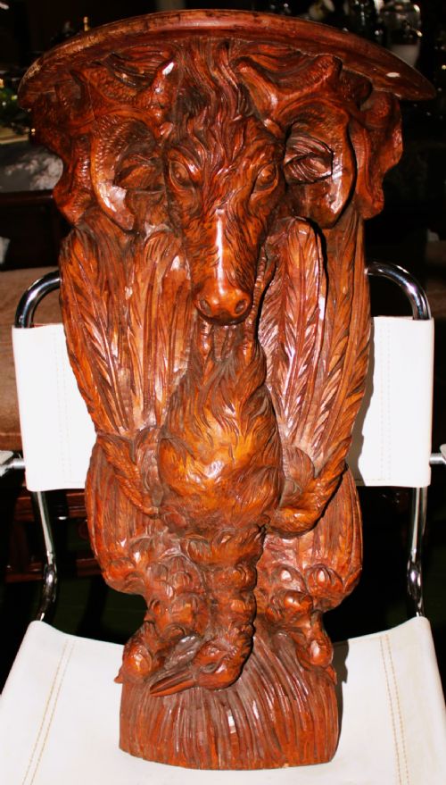 Heavy Carved Wall Bracket