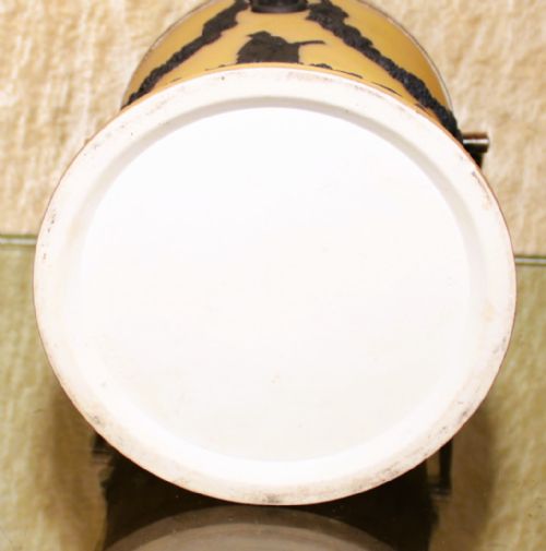 RARE 3 COLOUR WEDGWOOD BUSCUIT BARREL - ADDITIONAL PHOTO 5