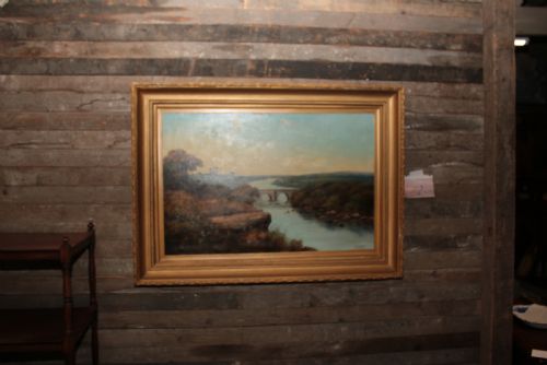 RICHMOND CASTLE OIL PAINTING T WATTS - ADDITIONAL PHOTO 3