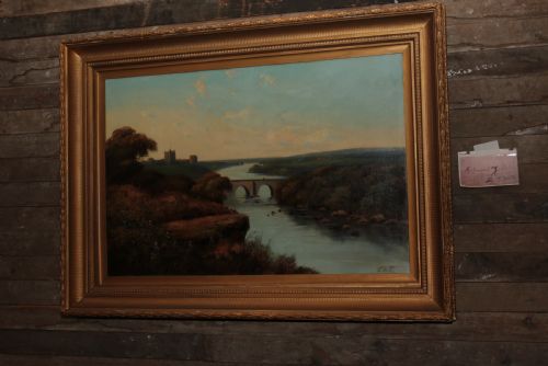 RICHMOND CASTLE OIL PAINTING T WATTS - ADDITIONAL PHOTO 15
