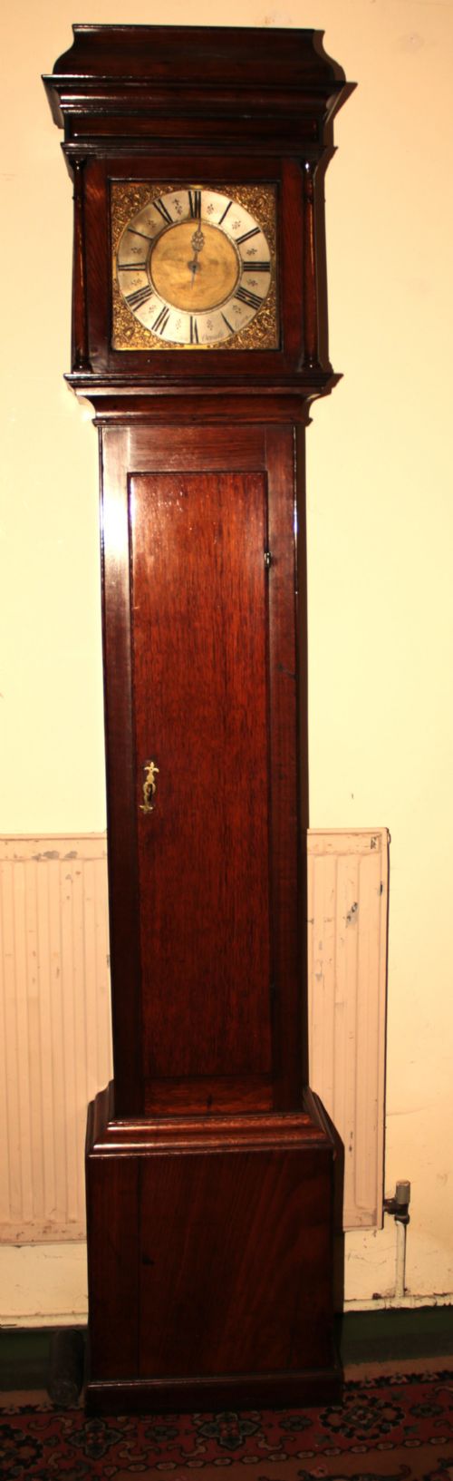 Period Oak Grandfather Clock