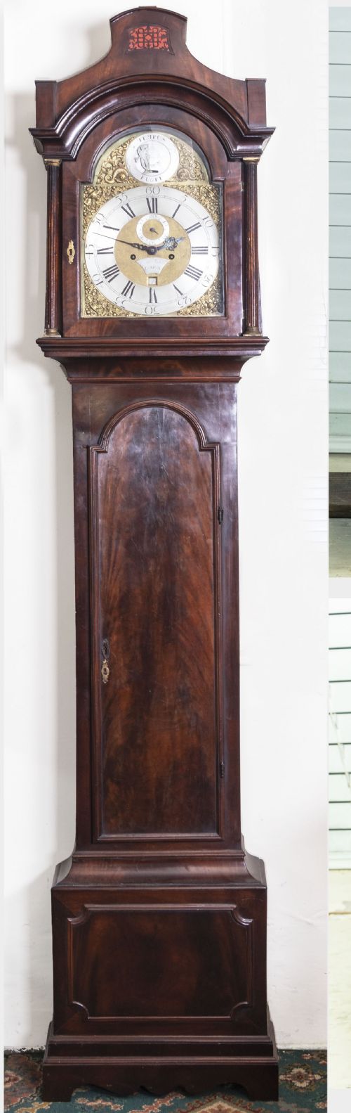 A Good London Made Grandfather Clock.