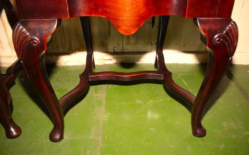 SET OF 6 HIGH QUALITY QUEEN ANN STYLE CHAIRS - ADDITIONAL PHOTO 1