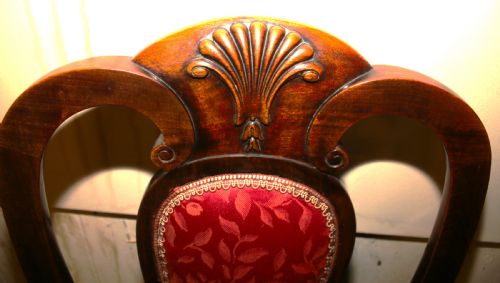 SET OF 6 HIGH QUALITY QUEEN ANN STYLE CHAIRS - ADDITIONAL PHOTO 2