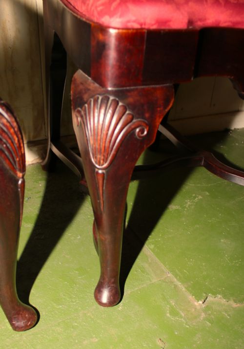 SET OF 6 HIGH QUALITY QUEEN ANN STYLE CHAIRS - ADDITIONAL PHOTO 3