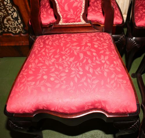 SET OF 6 HIGH QUALITY QUEEN ANN STYLE CHAIRS - ADDITIONAL PHOTO 7