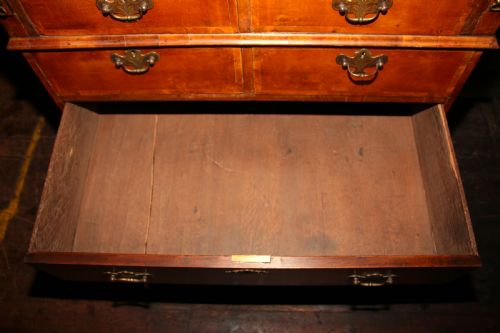 GEORGE III BUREAU BOOKCASE IN WALNUT - ADDITIONAL PHOTO 4