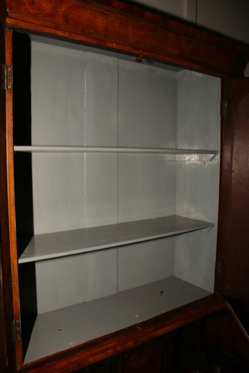 GEORGE III BUREAU BOOKCASE IN WALNUT - ADDITIONAL PHOTO 5