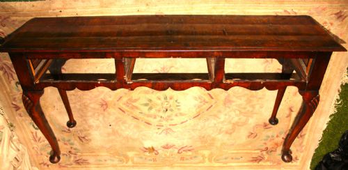 fig 1. A rare period walnut dresser base.