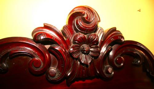 VICTORIAN MAHOGANY 2 DOOR SIDEBOARD - ADDITIONAL PHOTO 4