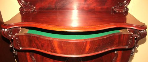 VICTORIAN MAHOGANY 2 DOOR SIDEBOARD - ADDITIONAL PHOTO 5