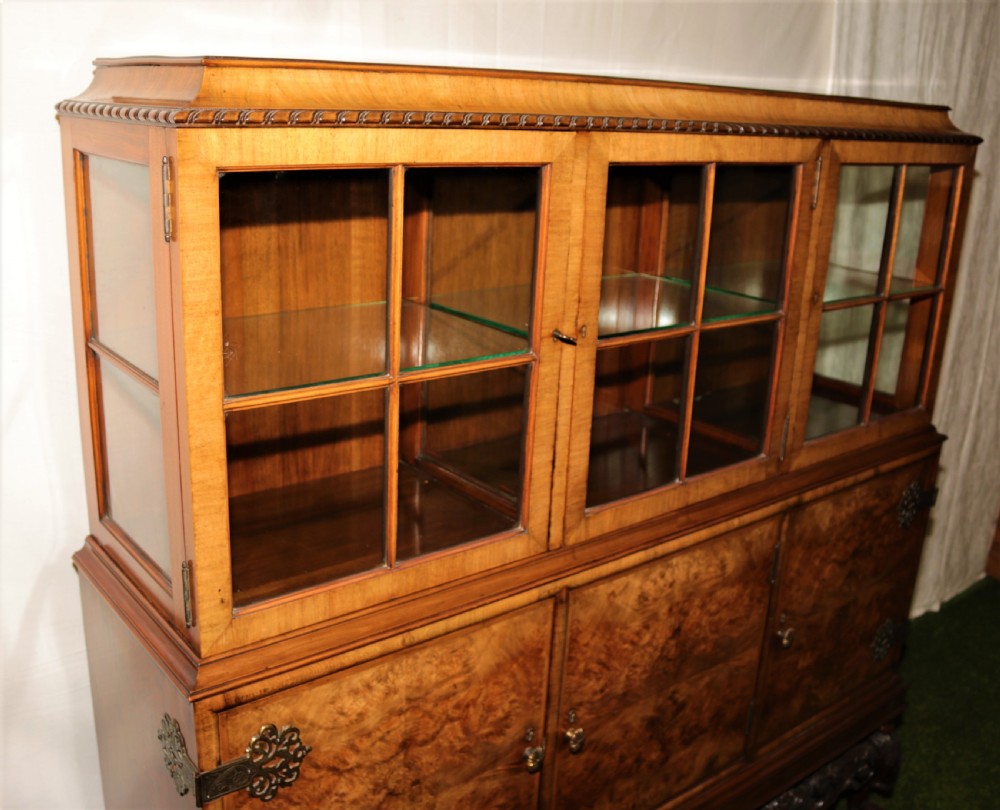 Walnut display cabinet. View IV