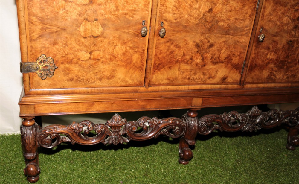 Walnut display cabinet. View V