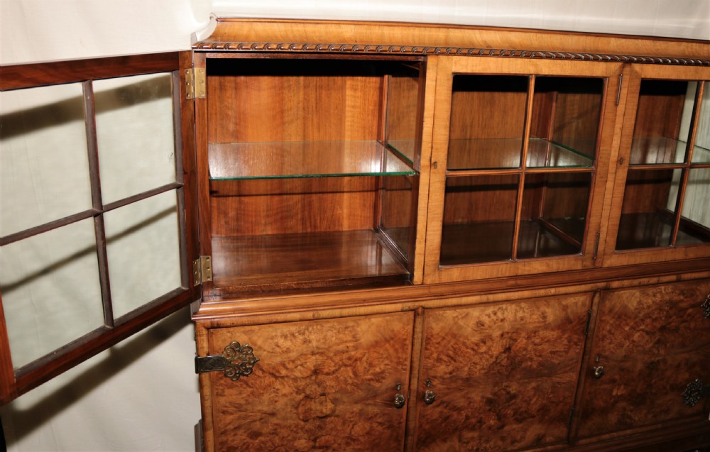 Walnut display cabinet. View VII