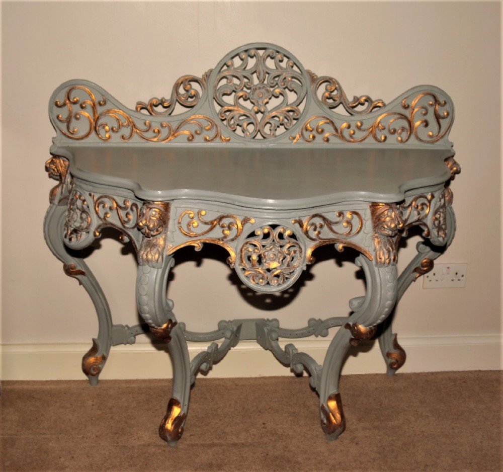 Mid-Victorian console table.