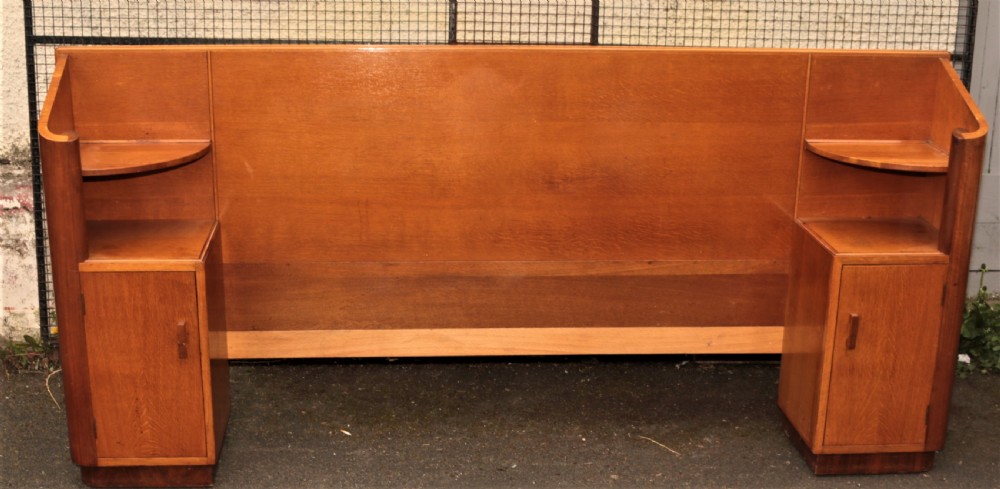 1930 deco bed and dresser. View II