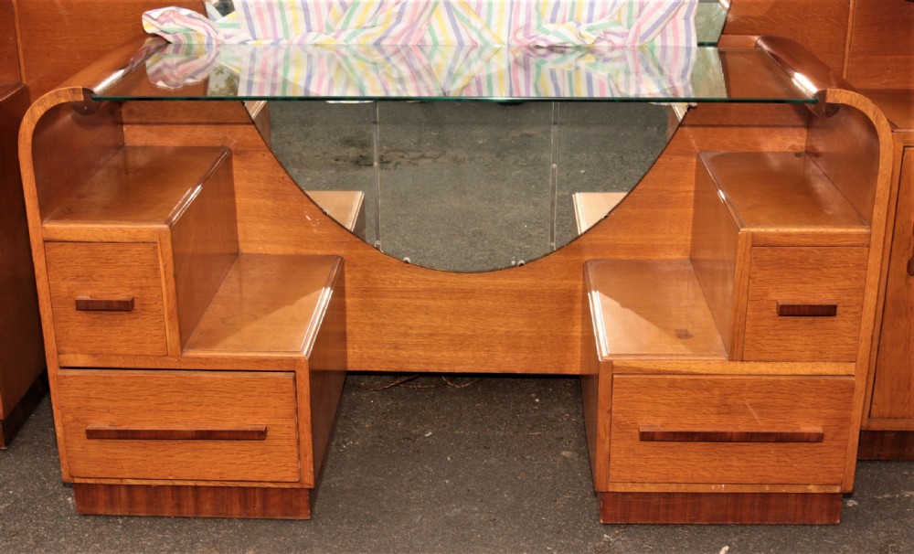 1930 deco bed and dresser. View IV