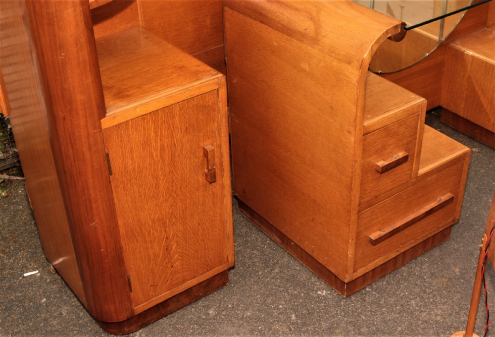 1930 deco bed and dresser. View XI