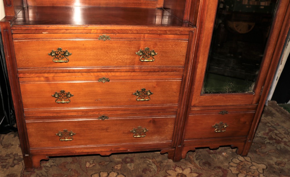 Walnut wardrobe. View III