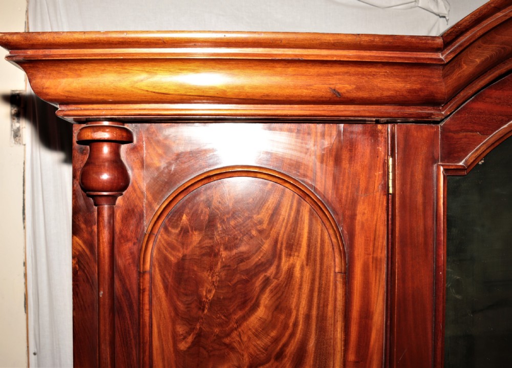 Victorian mahogany wardrobe. View V