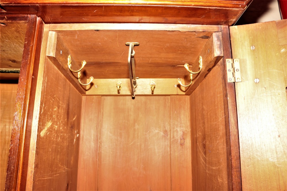 Victorian mahogany wardrobe. View VIII