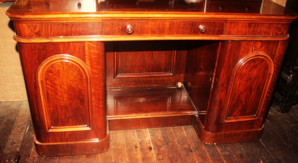 Victorian walnut and mahogany dressing chest/table. View VI