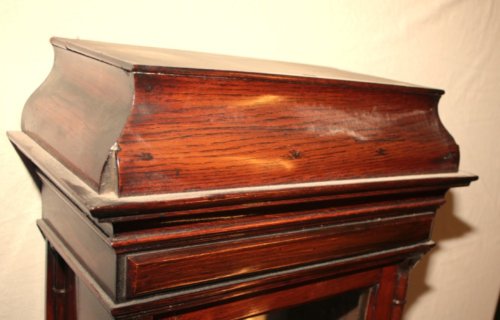 period oak grandfather clock View VII