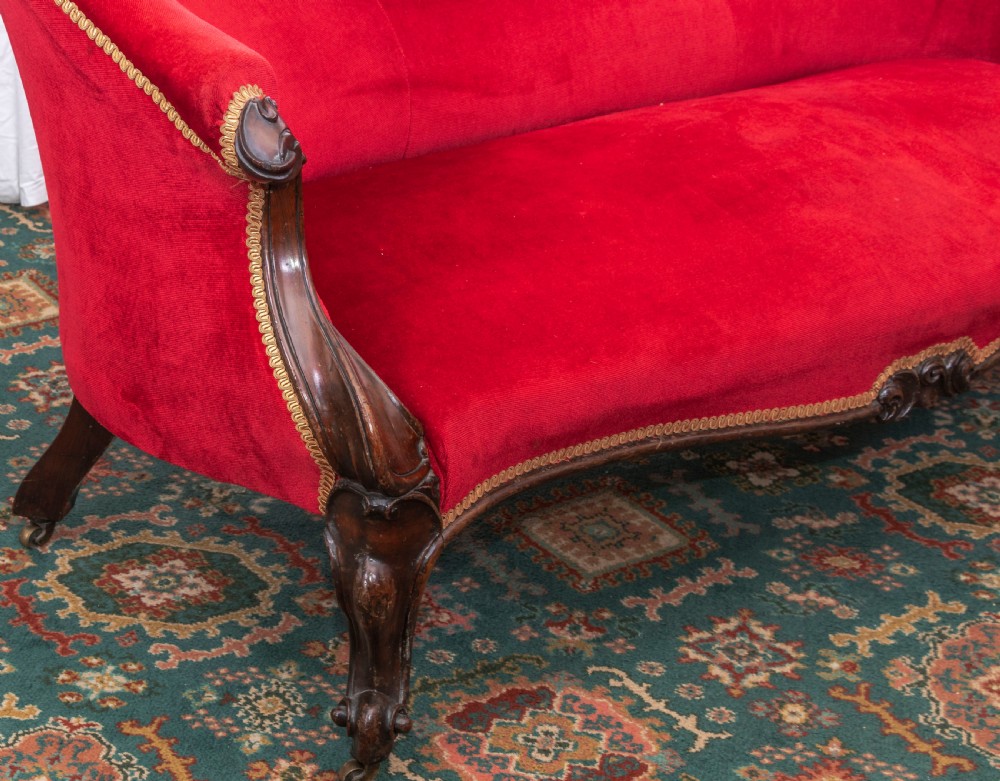 Victorian couch 1860 View IV