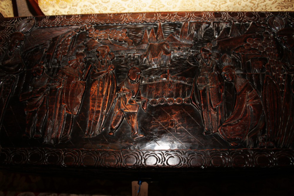 Chinese carved box. View II