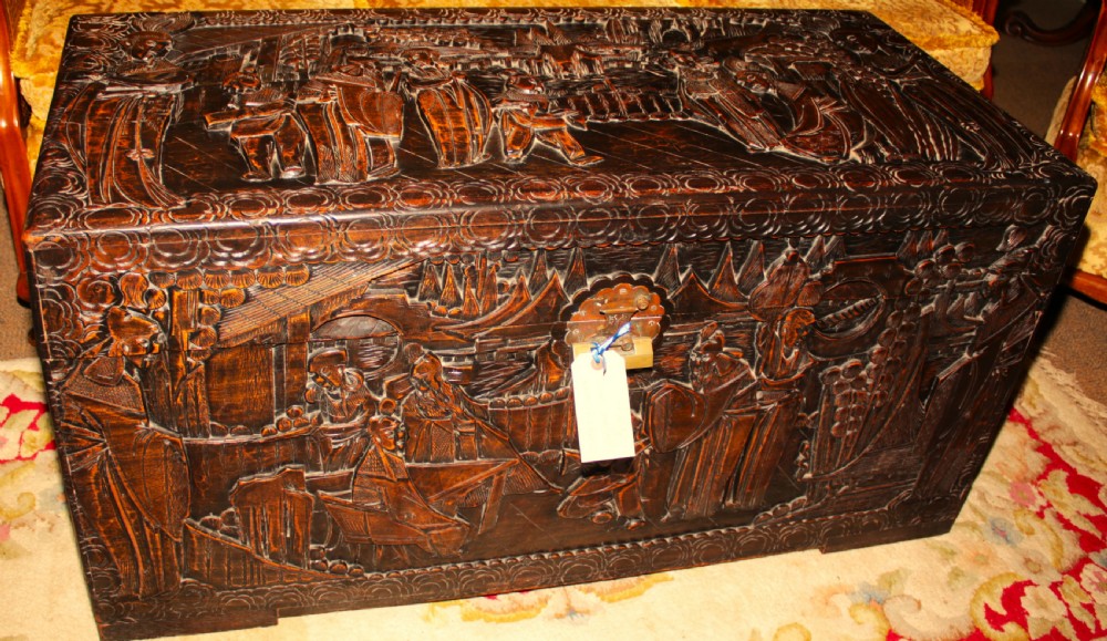 Chinese carved box. View VII
