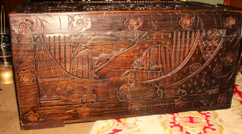 Chinese carved box. View VIII