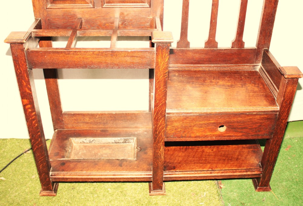 Arts and crafts hall stand View VI