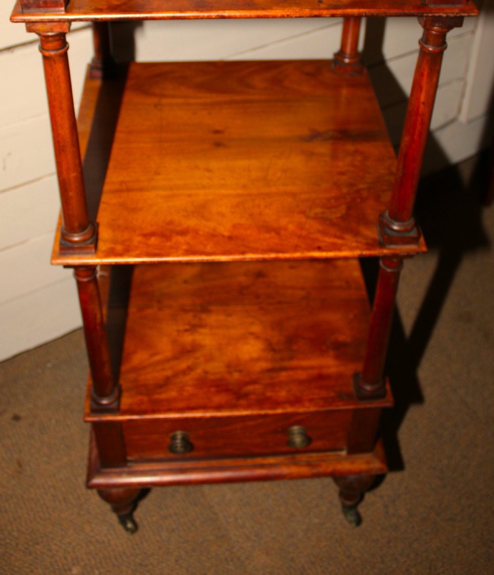 Regenct mahogany whatnot. View II