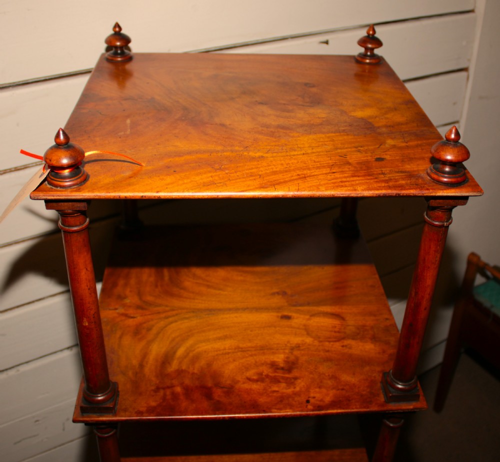 Regenct mahogany whatnot. View IV
