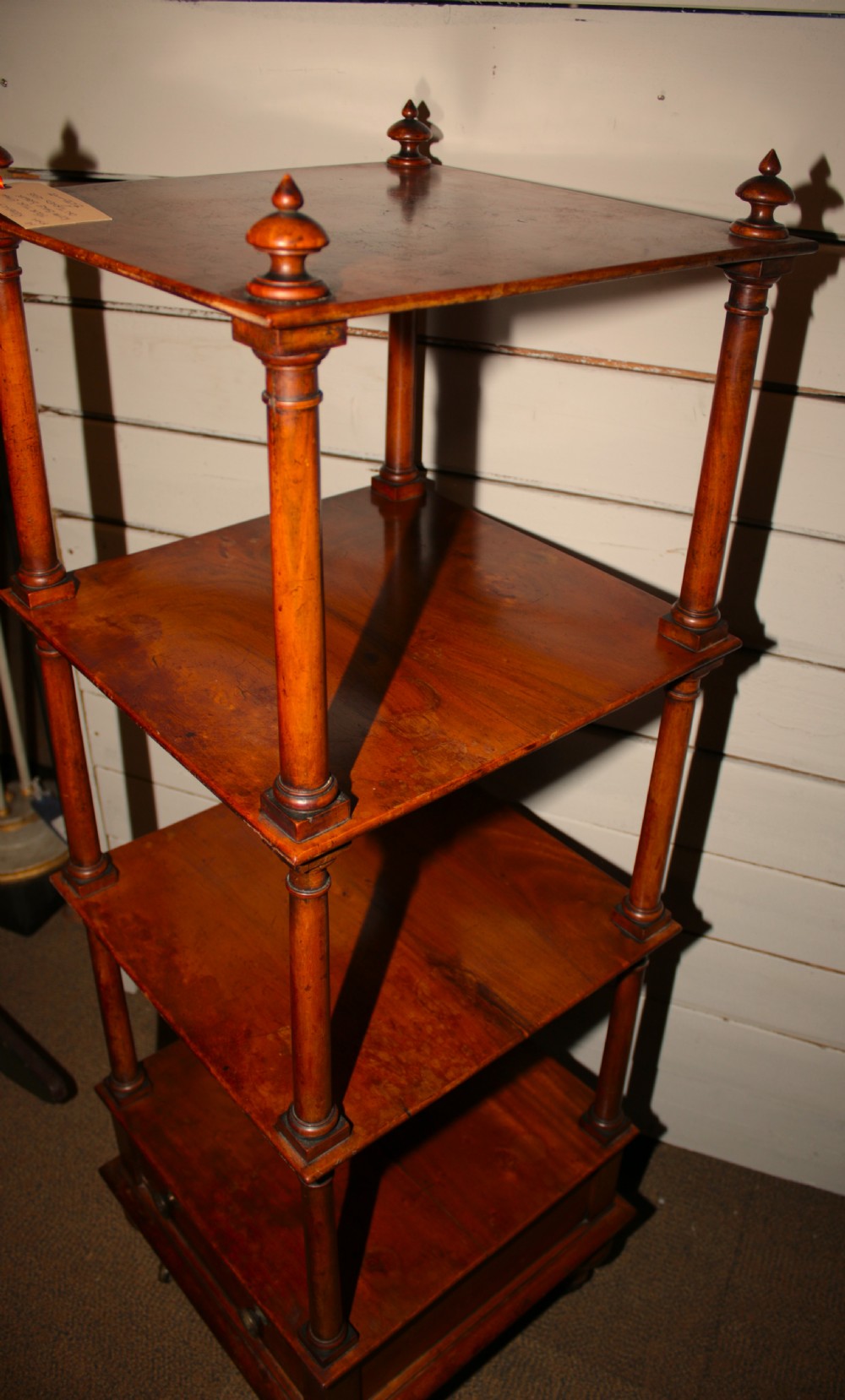 Regenct mahogany whatnot. View VII