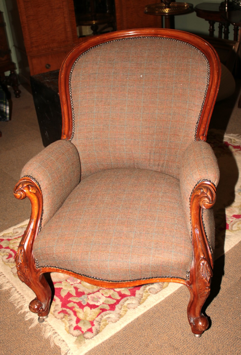 Victorian arm chair.