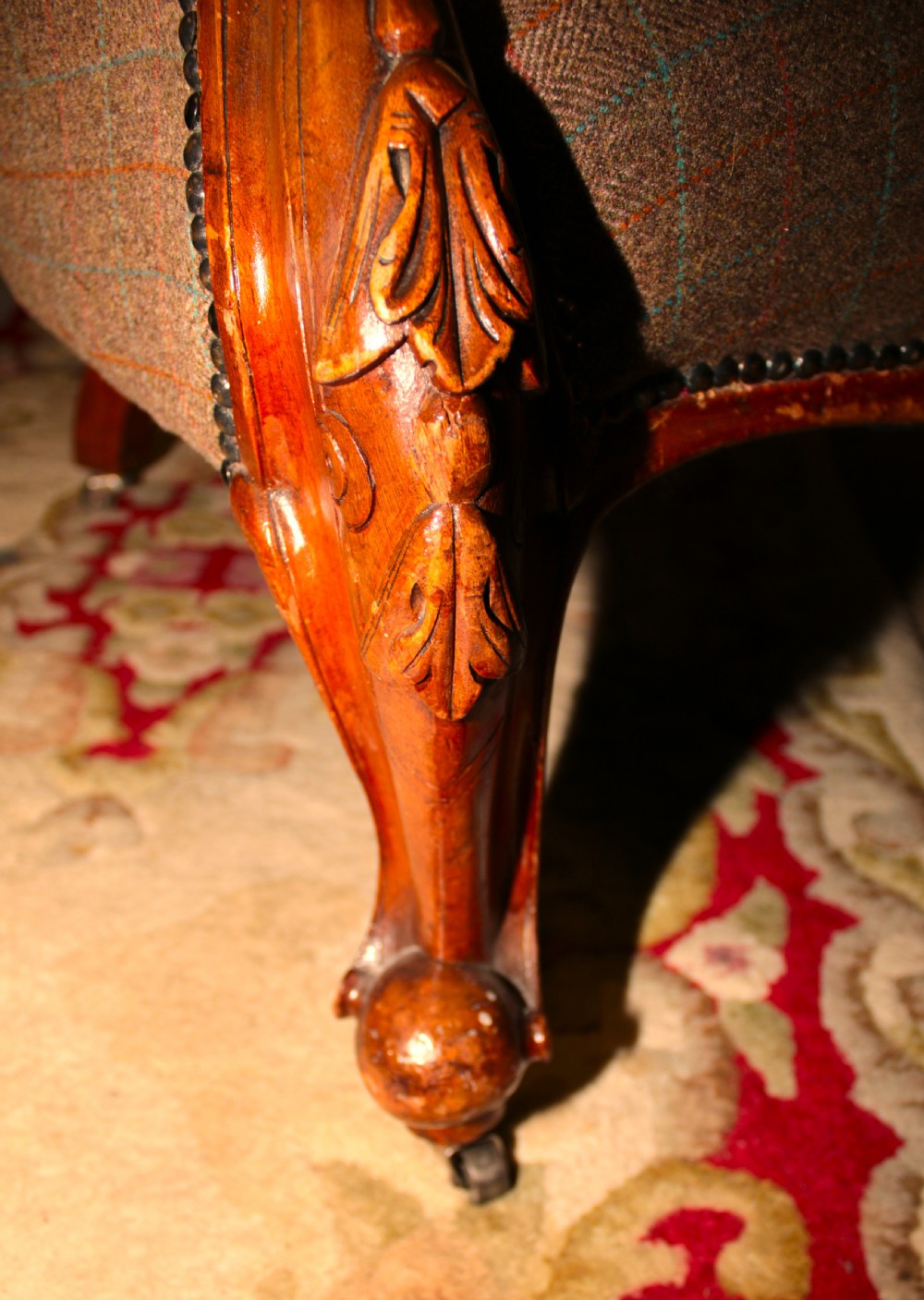 Victorian arm chair. View V